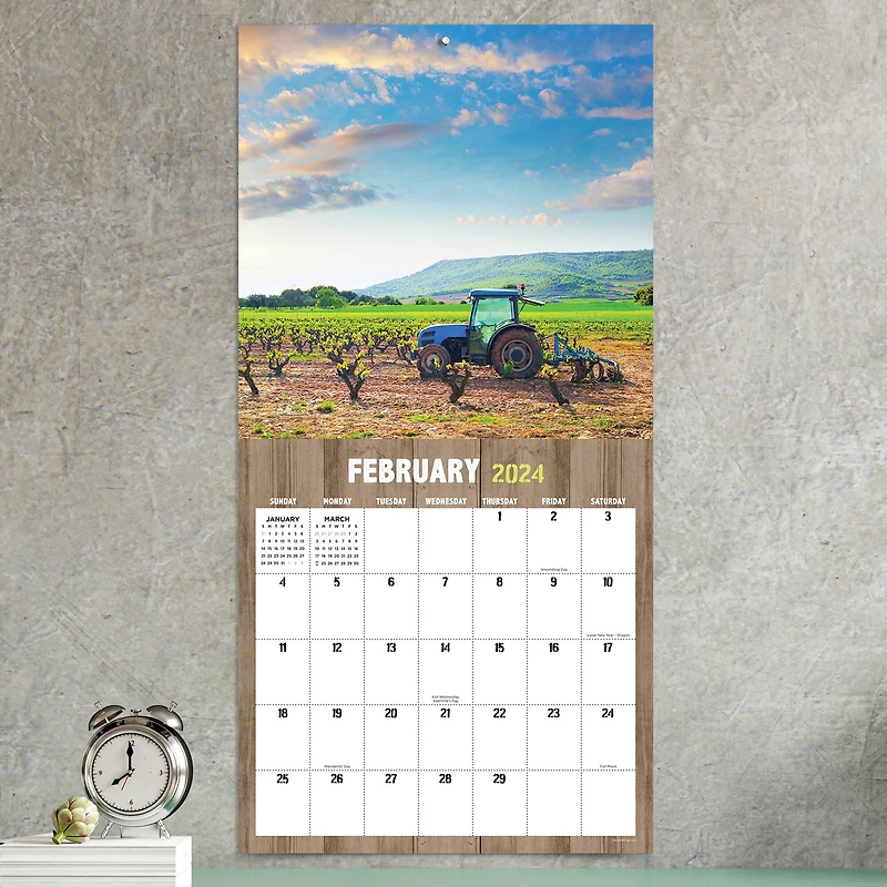 TF Publishing 2024 Tractors & Farm Life Wall Calendar