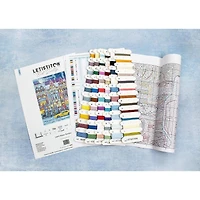 LetiStitch Winter Townhouse Counted Cross Stitch Kit