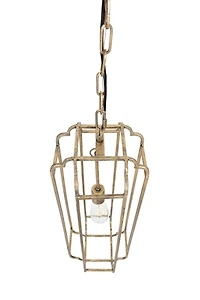 Hello Honey® 25" Hanging Pendant Lamp With Gold Finish