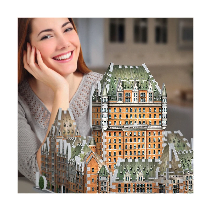 Castles & Cathedrals - Le Chateau Frontenac 3D Puzzle: 865 Pcs