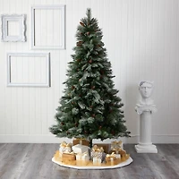 7ft. Unlit French Alps Mountain Pine Artificial Christmas Tree