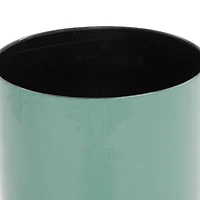 The Novogratz Teal Metal Contemporary Planter Set