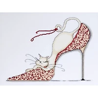 Design Works™ Leopard Shoe Counted Cross Stitch Kit