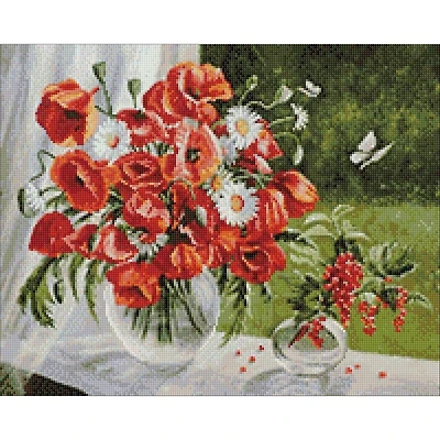Crafting Spark Diamond Painting Kit Poppies Crafting Spark
