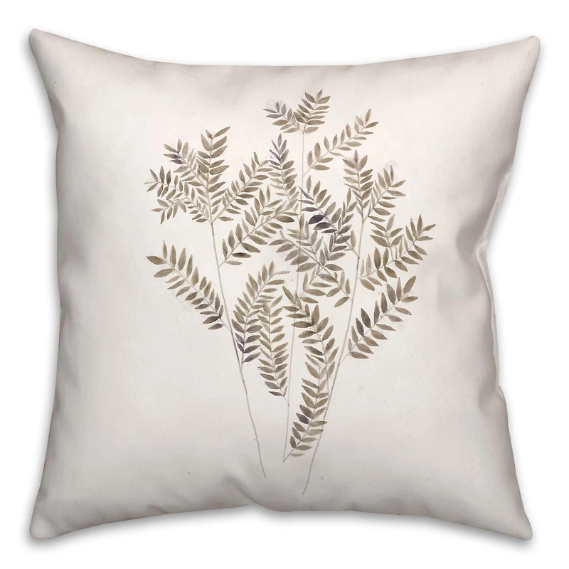 Dried Florals II 18" x 18" Throw Pillow