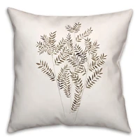 Dried Florals II 18" x 18" Throw Pillow