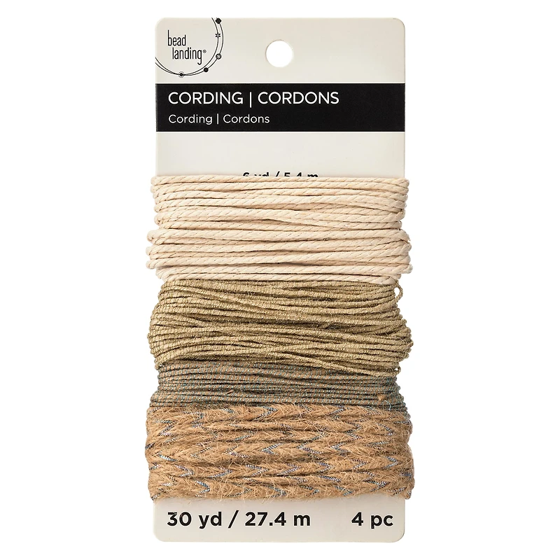 Jute & Cotton Cording by Bead Landing™