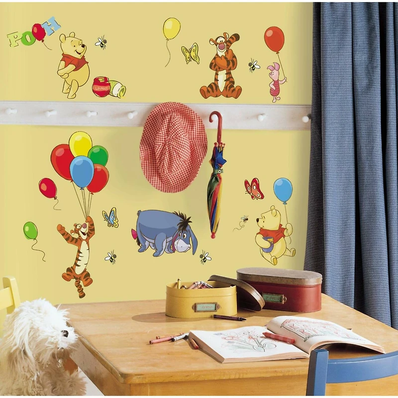 RoomMates Pooh & Friends Peel & Stick Decals
