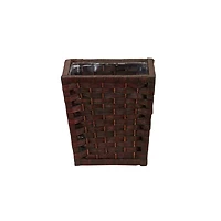 Household Essentials 10" Woven Square Waste Basket