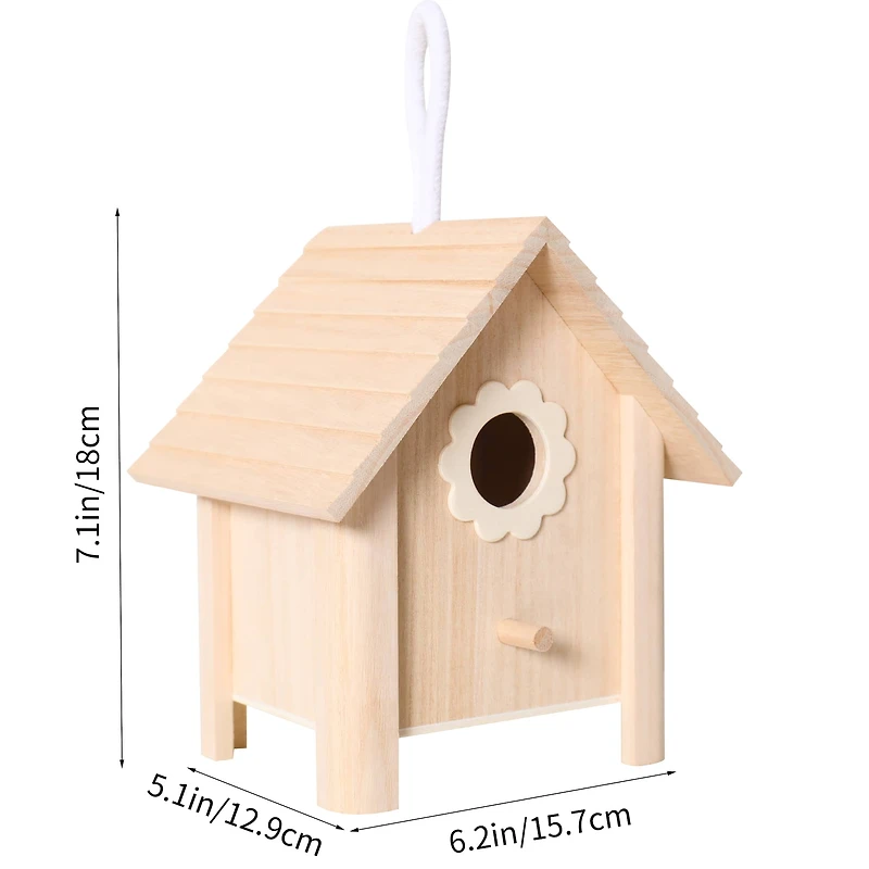 7" Plywood Flower Birdhouse by Make Market®