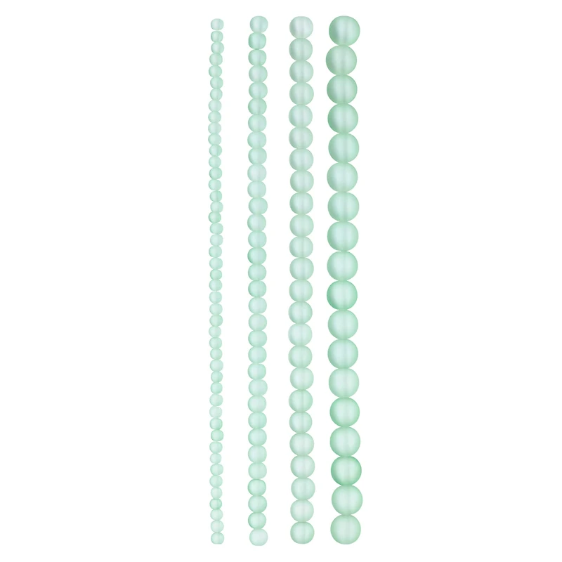 Matte Glass Round Beads by Bead Landing