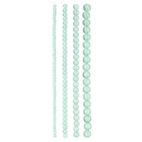 Matte Glass Round Beads by Bead Landing