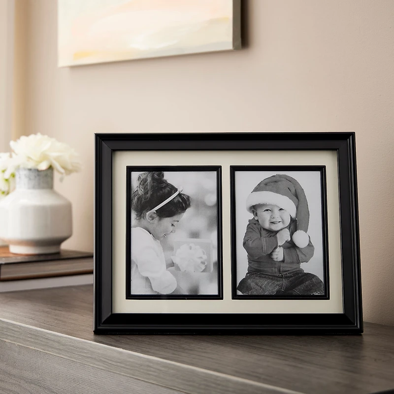 6 Pack: 2-Opening Black 5" x 7" Collage Frame, Expressions by Studio Décor®
