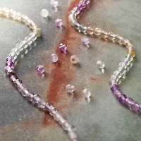 Ombre Fluorite Faceted Round Beads, 2mm by Bead Landing™