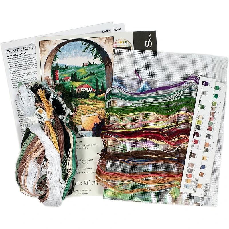 Dimensions® Tuscan View Needlepoint Kit