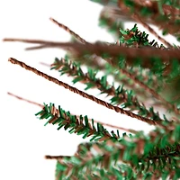 6ft. Unlit Two-Tone Warsaw Twig Artificial Christmas Tree with Stand