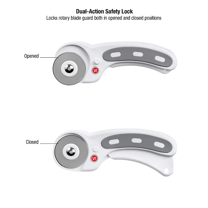 SINGER® 45mm Rotary Cutter with Trigger Release & Blade Replacement