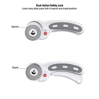 SINGER® 45mm Rotary Cutter with Trigger Release & Blade Replacement