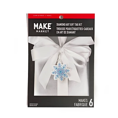 Snowflake Diamond Art Gift Tag Kit by Make Market®
