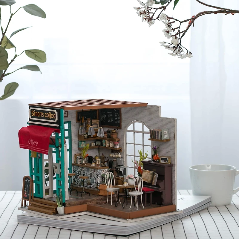 Rolife® Simon's Coffee Shop DIY Miniature House Kit