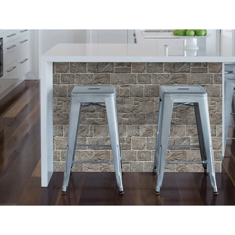 InHome Kennedy Stone Peel & Stick Wallpaper