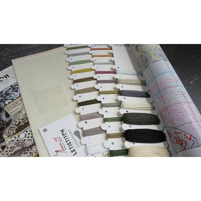 Letistitch Lion Coffee B Counted Cross Stitch Kit