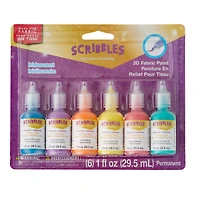 Scribbles® Iridescent 3D Fabric Paint Set