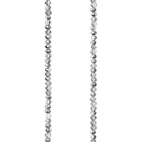 Silver Luster Glass Faceted Rondelle Beads, 3mm by Bead Landing™