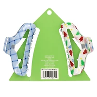 Winter Christmas Tree Claw Clips by Creatology™