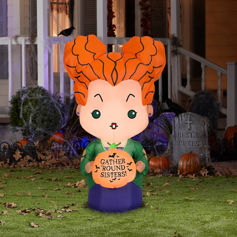 3.5ft. Airblown® Inflatable Hocus Pocus Winifred