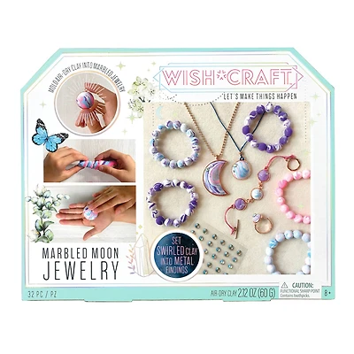 Wish Craft™ Marbled Moon Phase Jewelry Craft Kit
