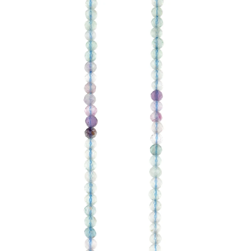 Mix Ombre Fluorite Faceted Round Beads, 2.5mm by Bead Landing™