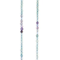 Mix Ombre Fluorite Faceted Round Beads, 2.5mm by Bead Landing™