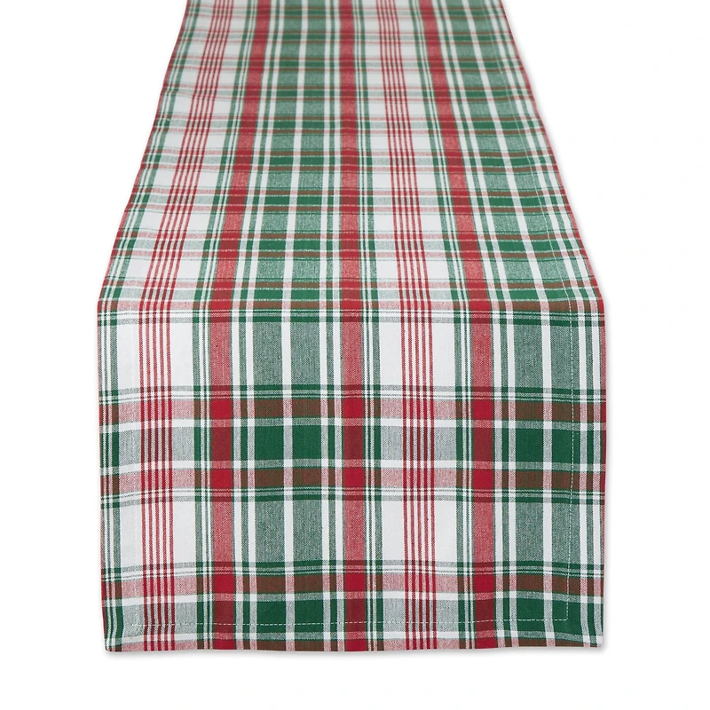 DII® 72" Yuletide Plaid Table Runner