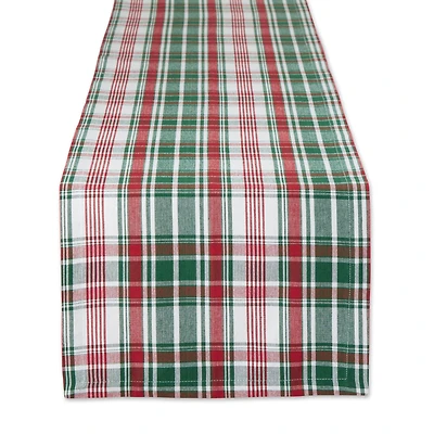 DII® 72" Yuletide Plaid Table Runner