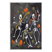 Stupell Industries Autumn Skeletons with Coffee Wall Plaque Art