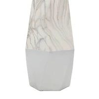 18" Gray Stoneware Contemporary Vase