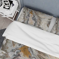 Designart Onyx Detail Composition Mid-Century Modern Duvet Cover Set