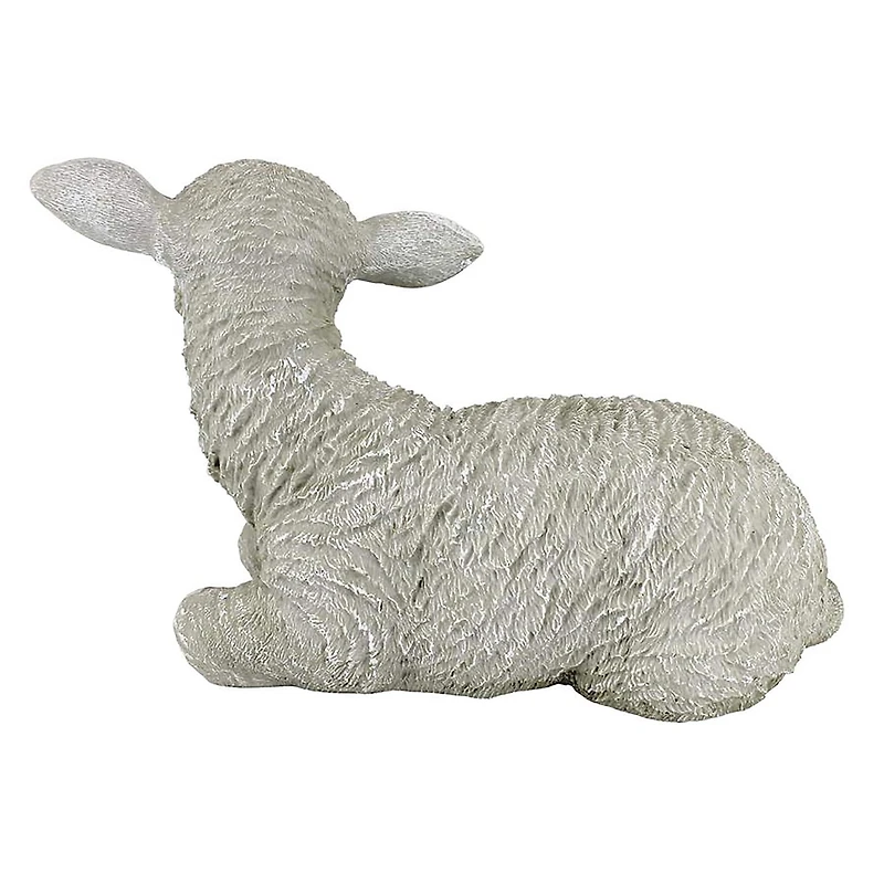 Design Toscano 15" Yorkshire Lamb Garden Statue Sitting Lamb