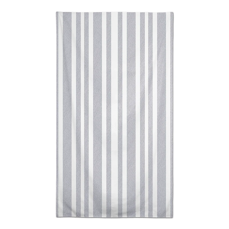 Textured Blue Stripes Tablecloth