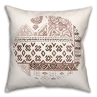 Circle Fall Pattern Throw Pillow