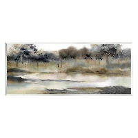 Stupell Industries Trees By Lakeside Landscape Wall Plaque Art