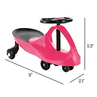 Toy Time Pink Zig Zag Ride-On Car