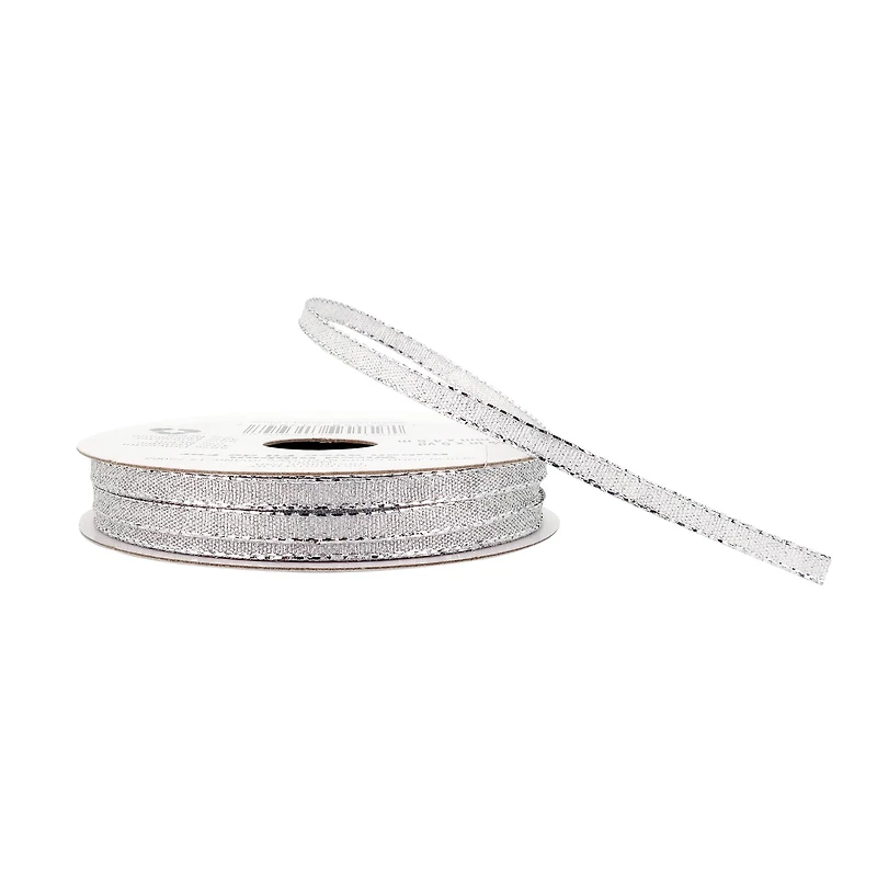 1/8'' x 5yd. Metallic Sheer Wired Ribbon by Celebrate It™