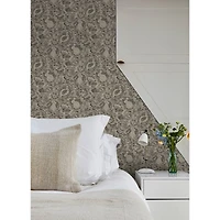 NuWallpaper Charcoal Terrene Peel & Stick Wallpaper