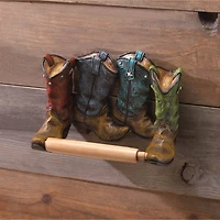 8.5" Cowboy Boots Toilet Paper Holder