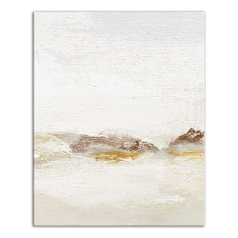 Warm Soft Waves 16" x 20" Canvas Wall Art