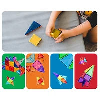 PicassoTiles® 40-Piece Travel Size Building Block Tile Set