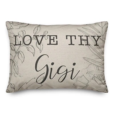 Love Thy Gigi Throw Pillow