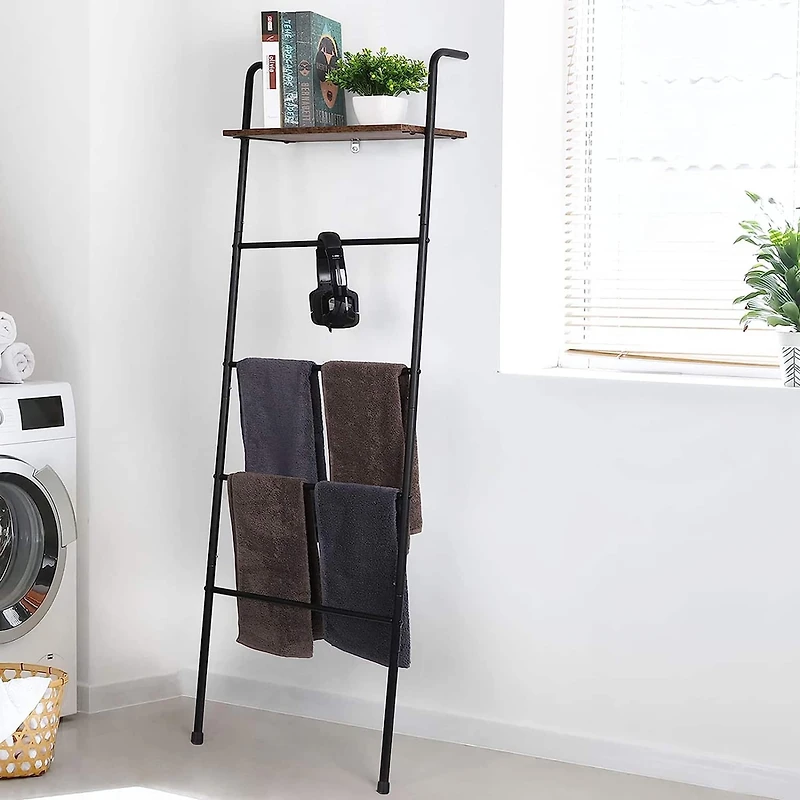 NEX™ 5-Tier Ladder Towel & Blanket Holder Rack